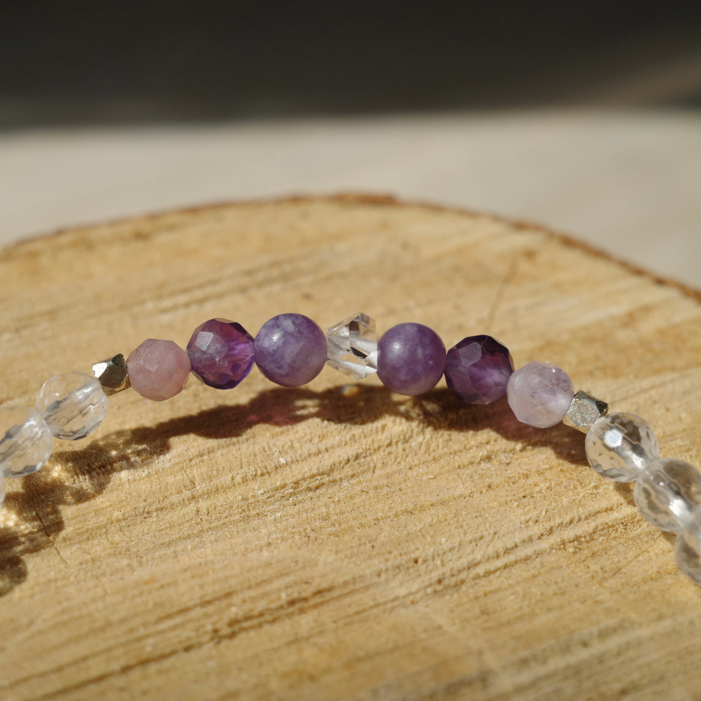 【&e】Aroma bracelet(Purple×Serenity)