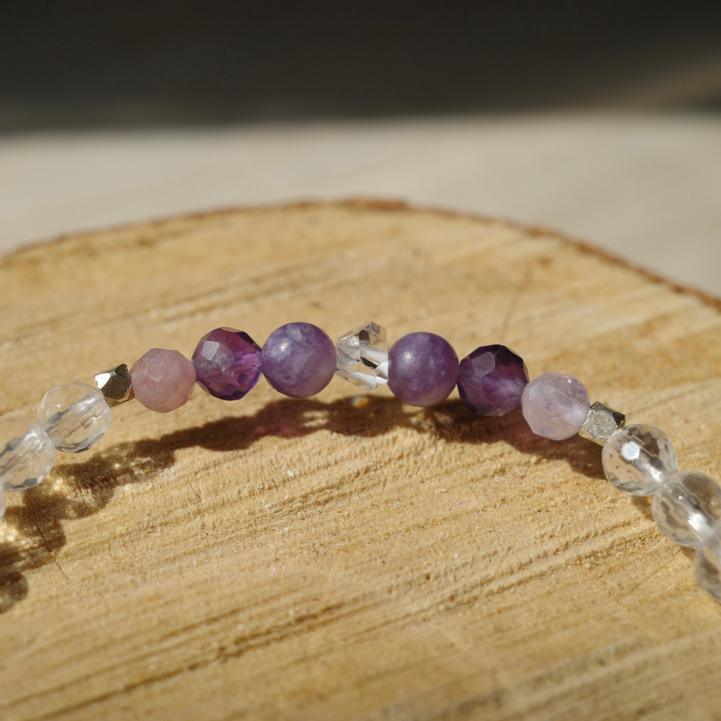 【&e】Aroma bracelet（Purple×Serenity）