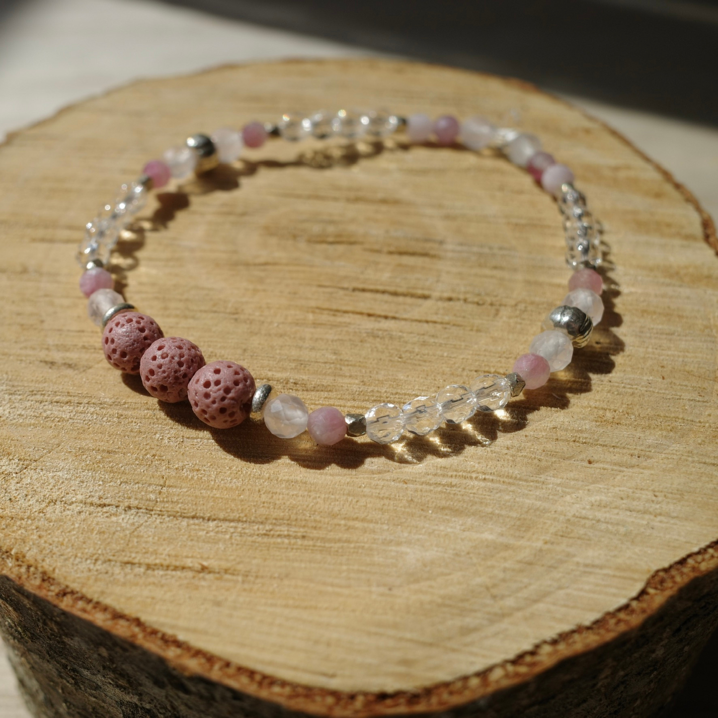 【&e】Aroma bracelet(Pink×Hapiness)