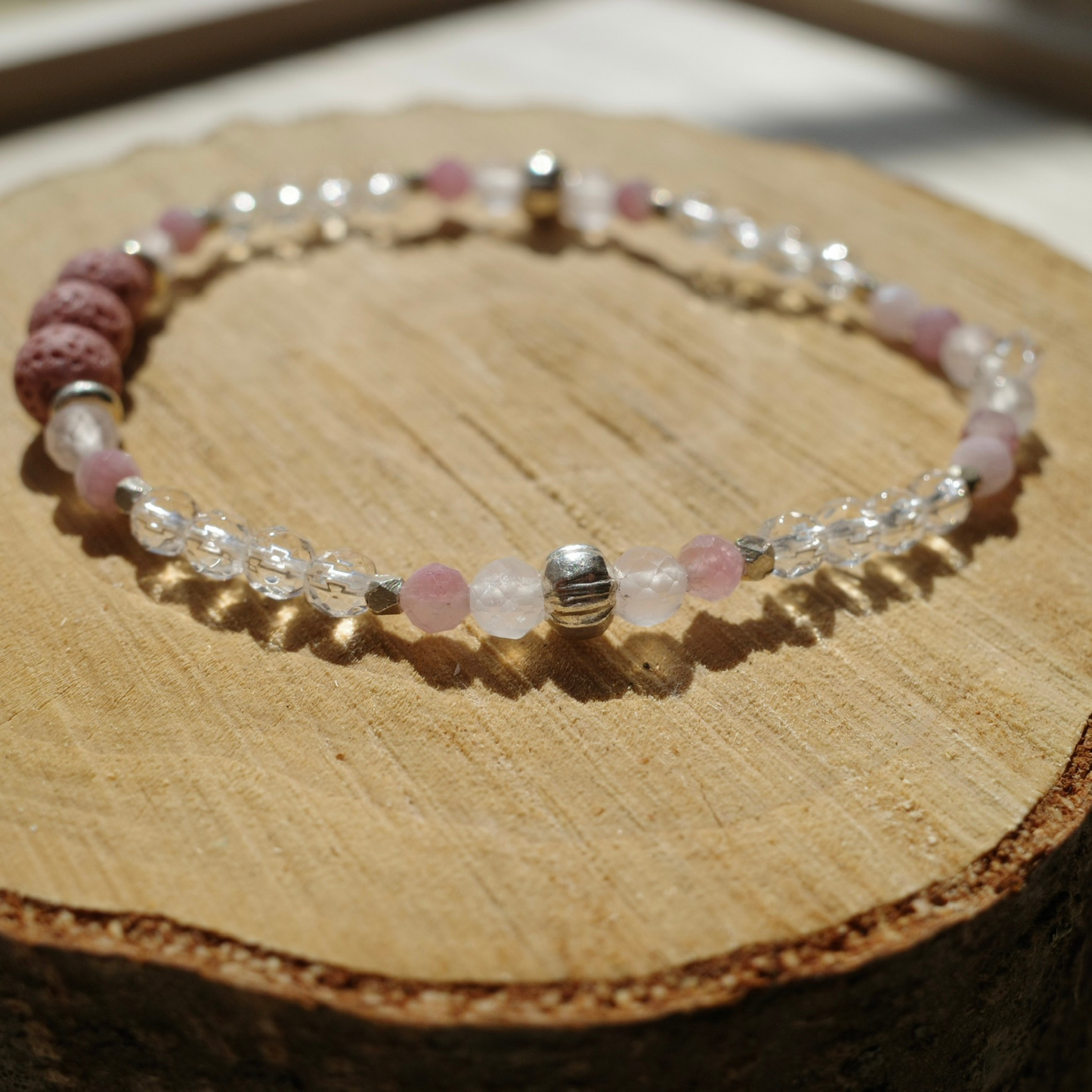 【&e】Aroma bracelet(Pink×Hapiness)