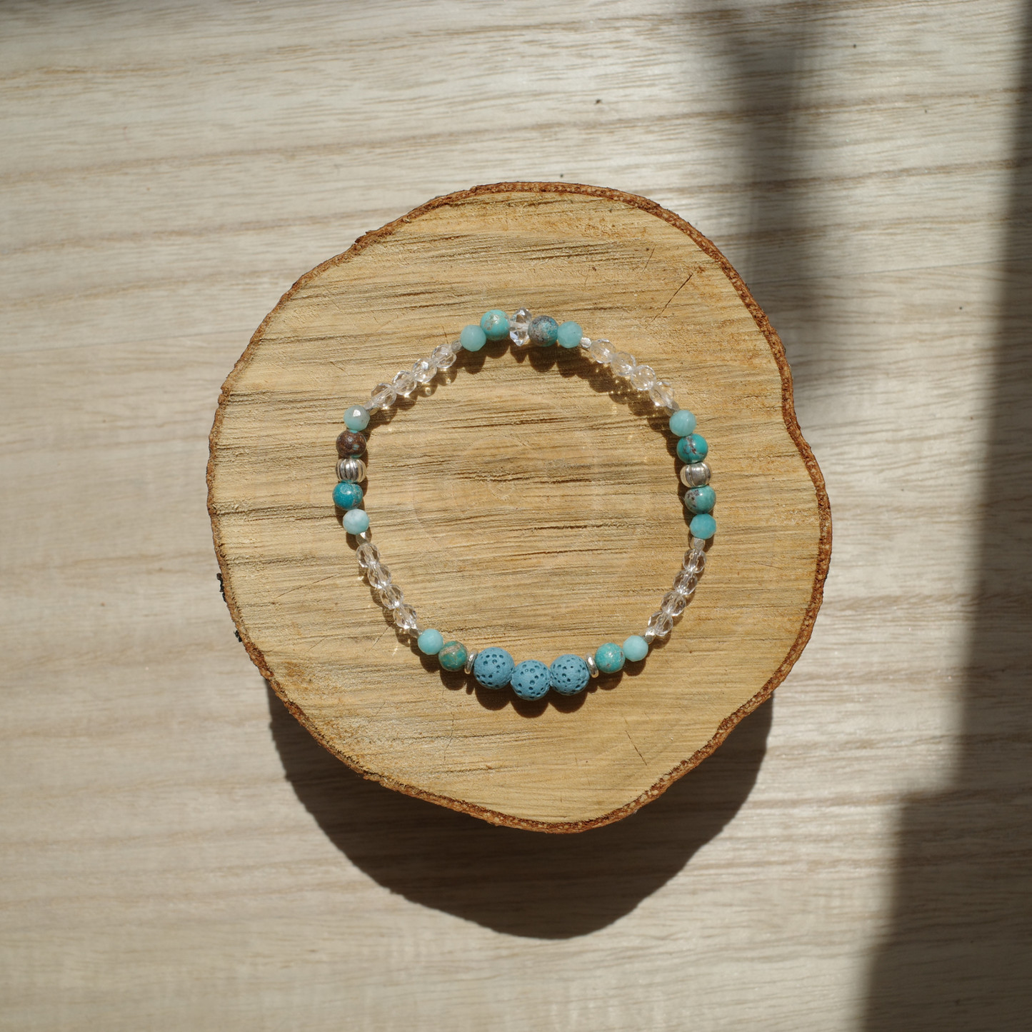 【&e】Aroma bracelet(Blue×Hapiness)
