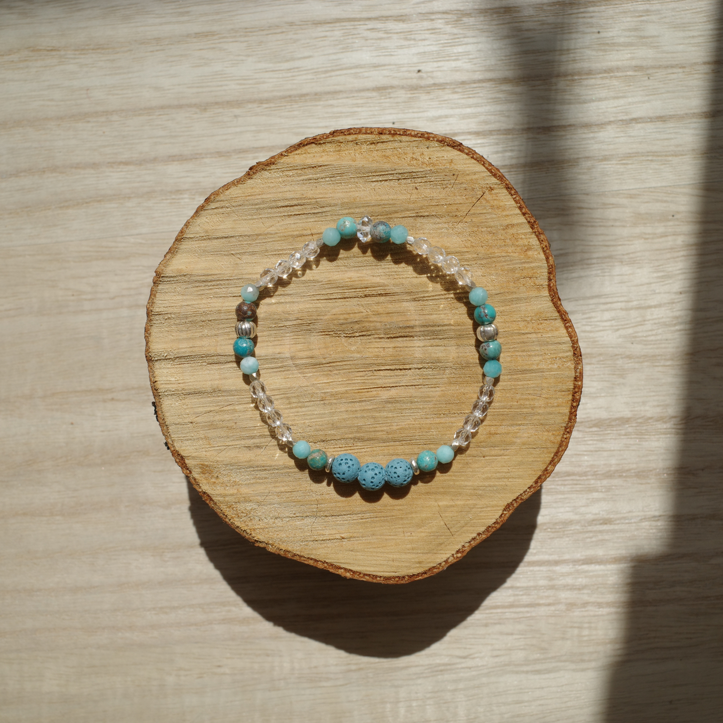 【&e】Aroma bracelet（Blue×Hapiness）