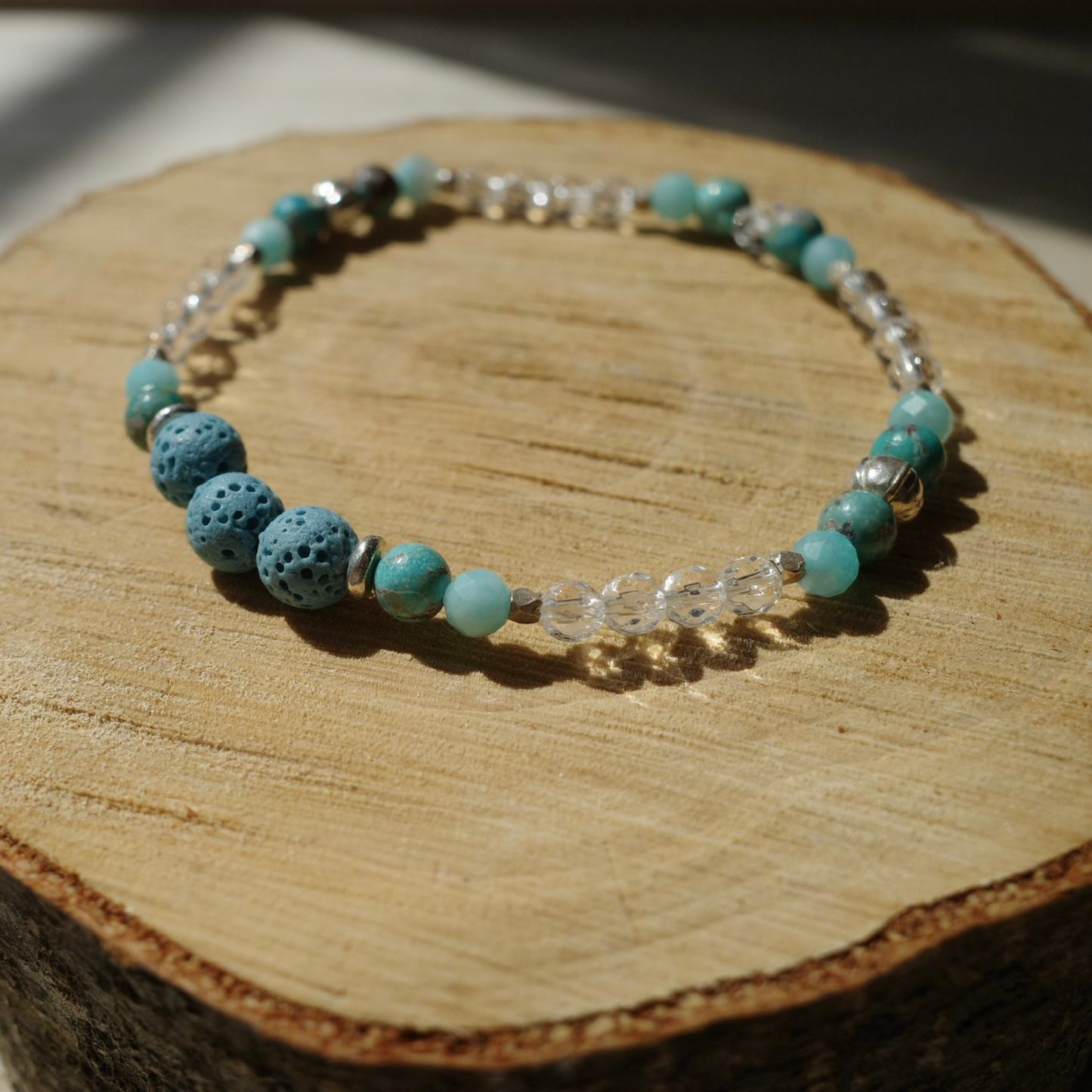 【&e】Aroma bracelet（Blue×Hapiness）