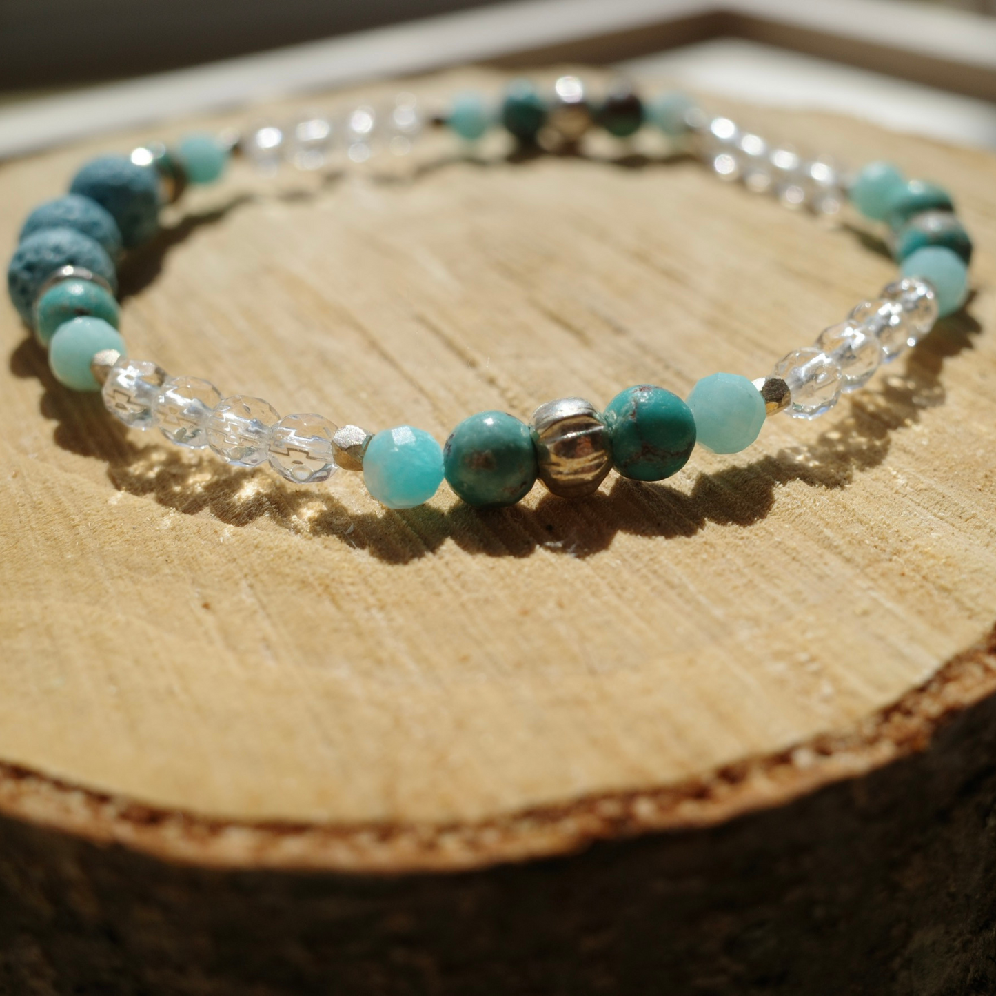 【&e】Aroma bracelet（Blue×Hapiness）
