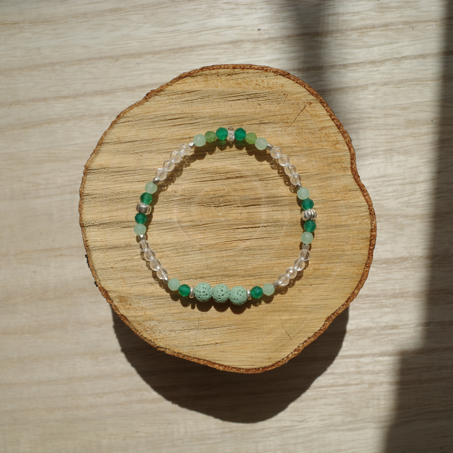 【&e】Aroma bracelet(Green×Trust)