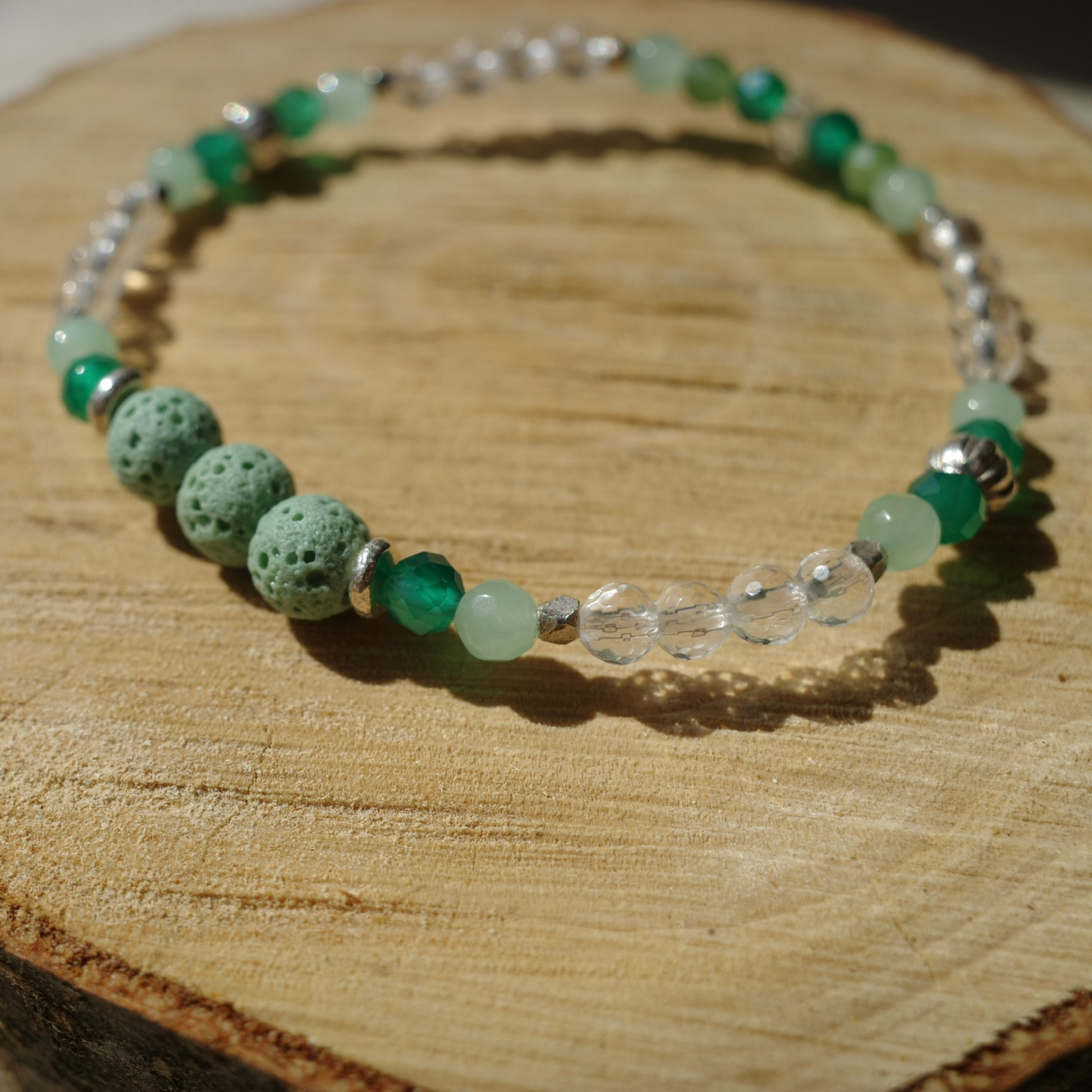 【&e】Aroma bracelet(Green×Trust)