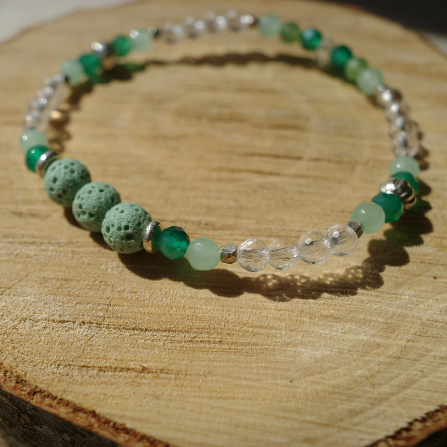 【&e】Aroma bracelet（Green×Trust）