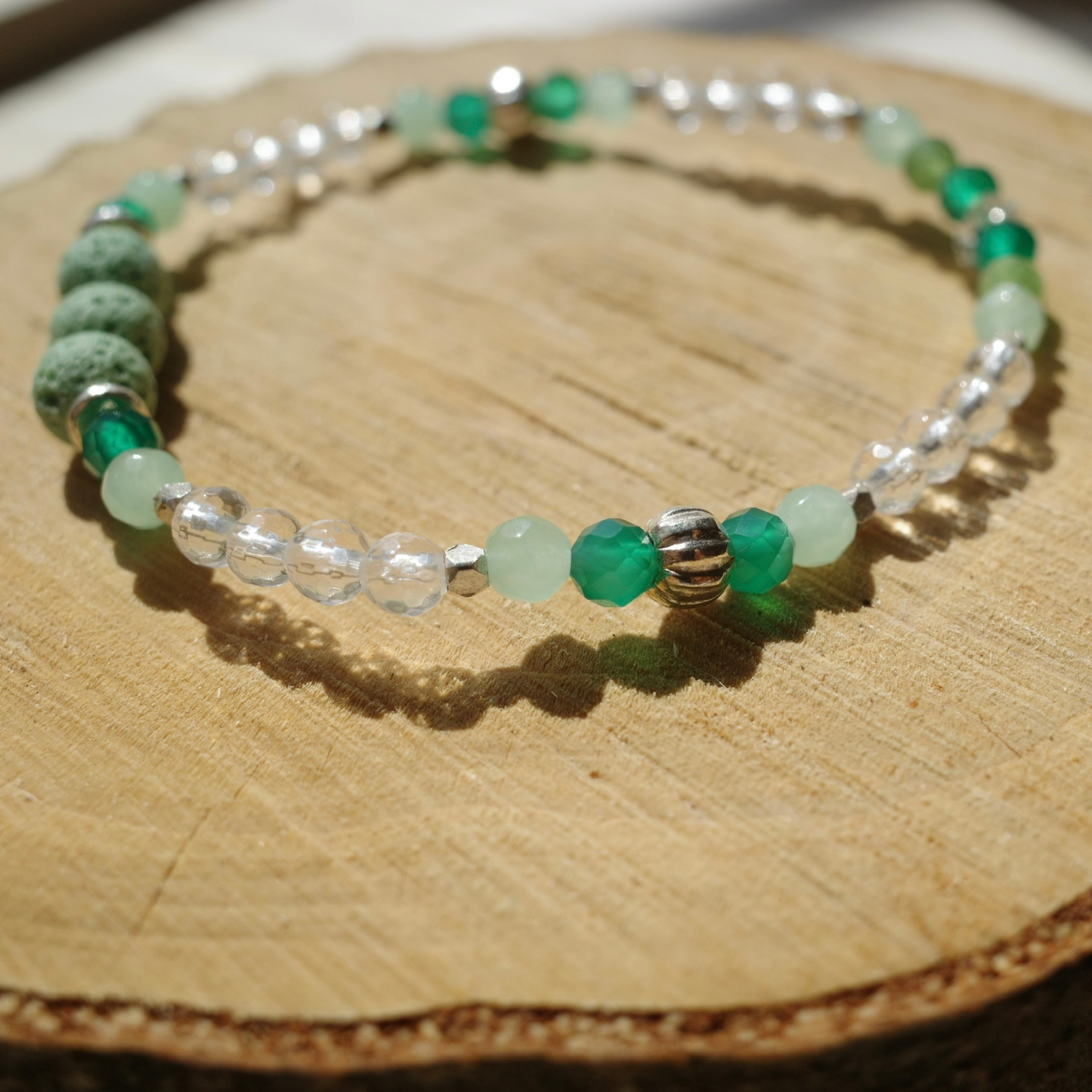 【&e】Aroma bracelet(Green×Trust)