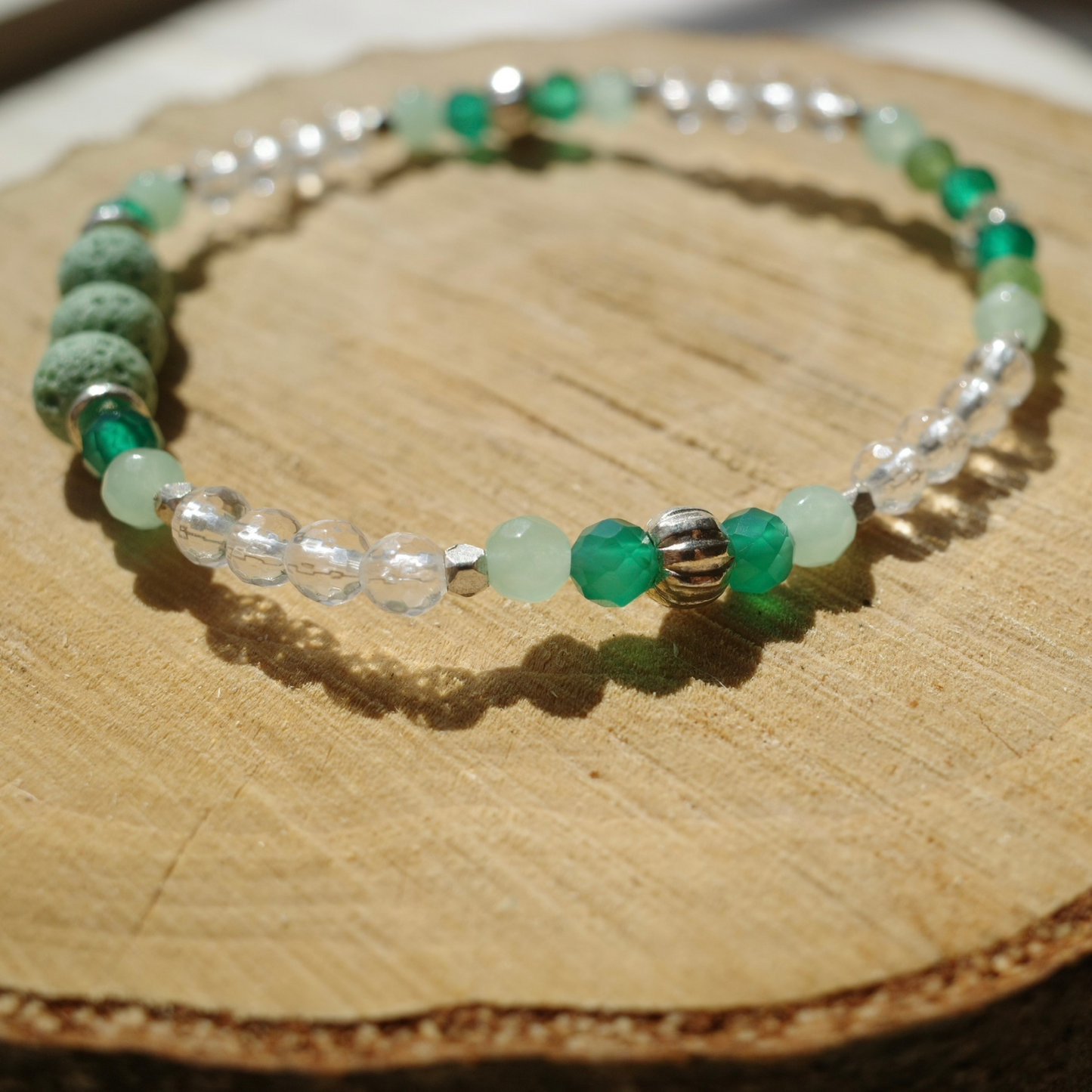 【&e】Aroma bracelet（Green×Trust）