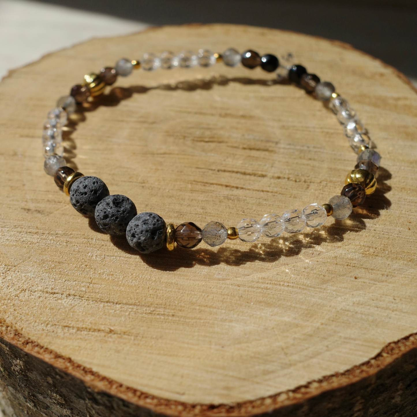 【&e】Aroma bracelet（Black×Trust）