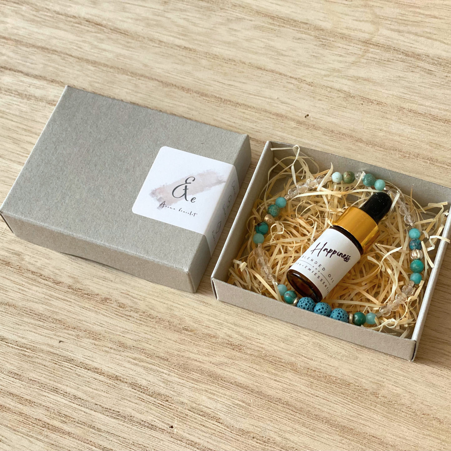 【&e】Aroma bracelet(Pink×Hapiness)