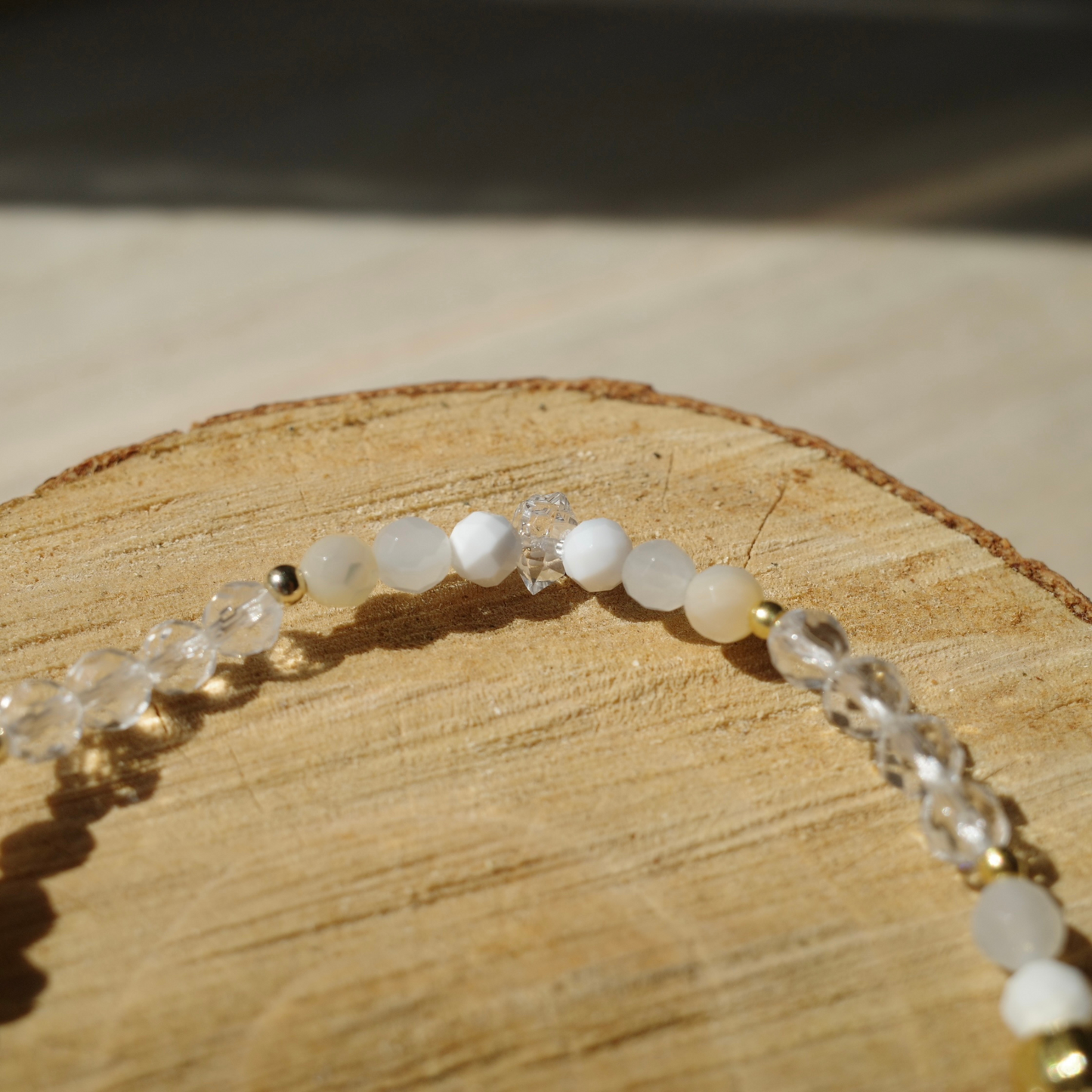 【&e】Aroma bracelet（White×Serenity）