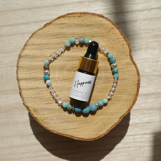 【&e】Aroma bracelet(Blue×Hapiness)