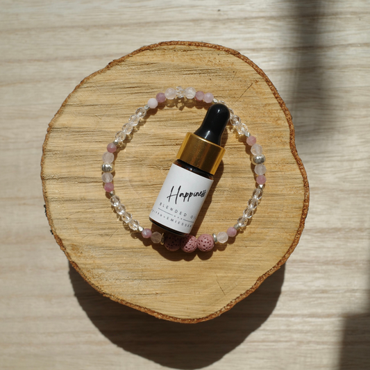 【&e】Aroma bracelet(Pink×Hapiness)